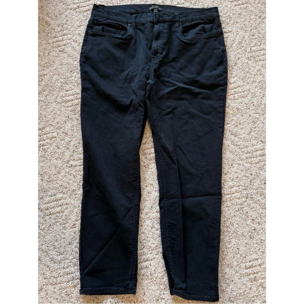 Banana Republic Slim Fit Stretch 5 Pocket Pant in Navy Blue Size 36 x 30”